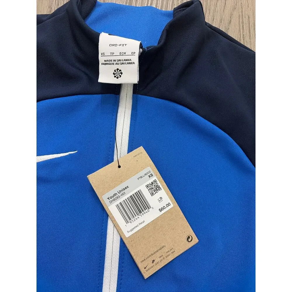 Nike Dri-Fit Academy Pro Track Jacket, Blue, XS, NWT
